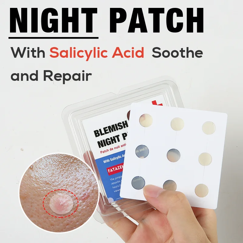 Beauty Products Salicylic Acid Rapairing Micro Needle Acne Patch Skincare Acne Treatment Spot Blemish Remover Patches Acne Patch