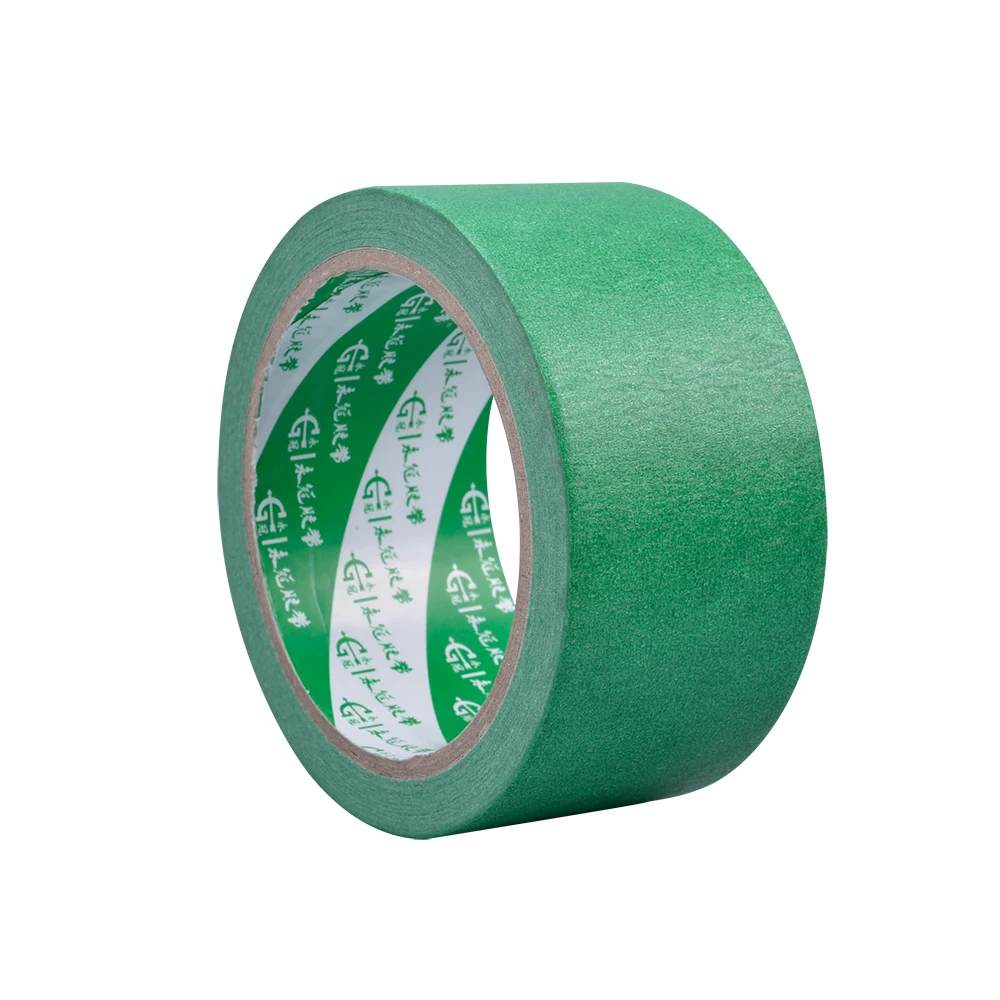 Wholesale High Temperature Green Painting Tape Electronic Equipment Decoration Automotive Masking Tape