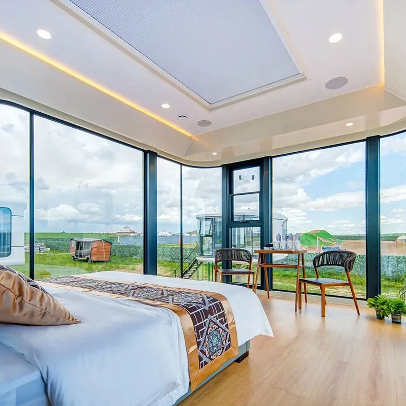 3D Design Prefab Light Steel Framing Modular Prefab Luxury Container House Prefabricated House Space Capsule Villas