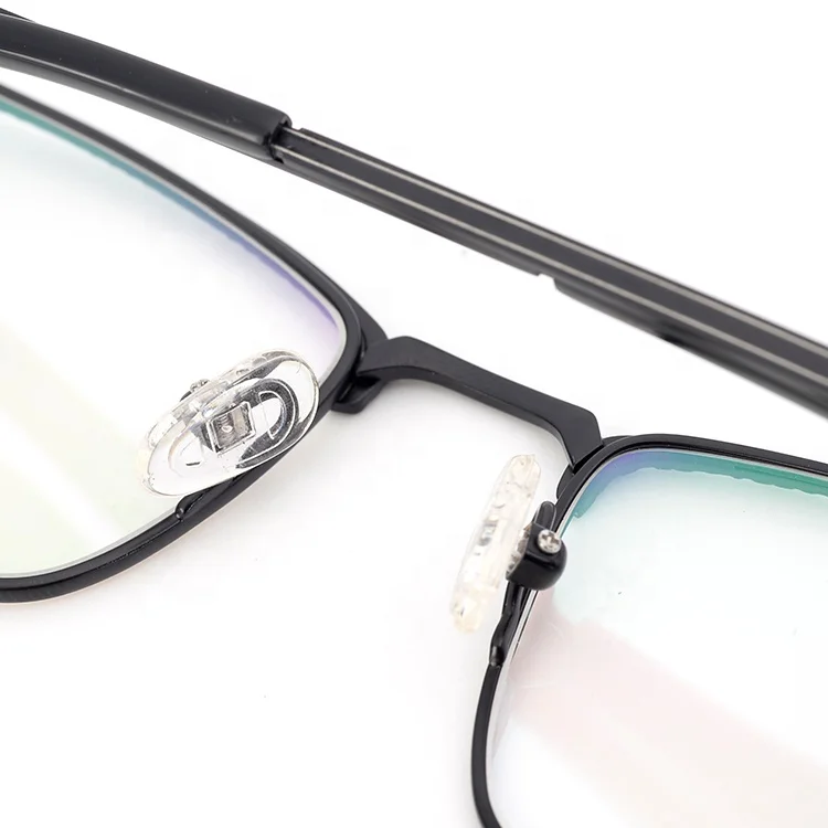 2019 upscale pure titanium optical frame glasses, half rim titanium eyeglasses frames for men