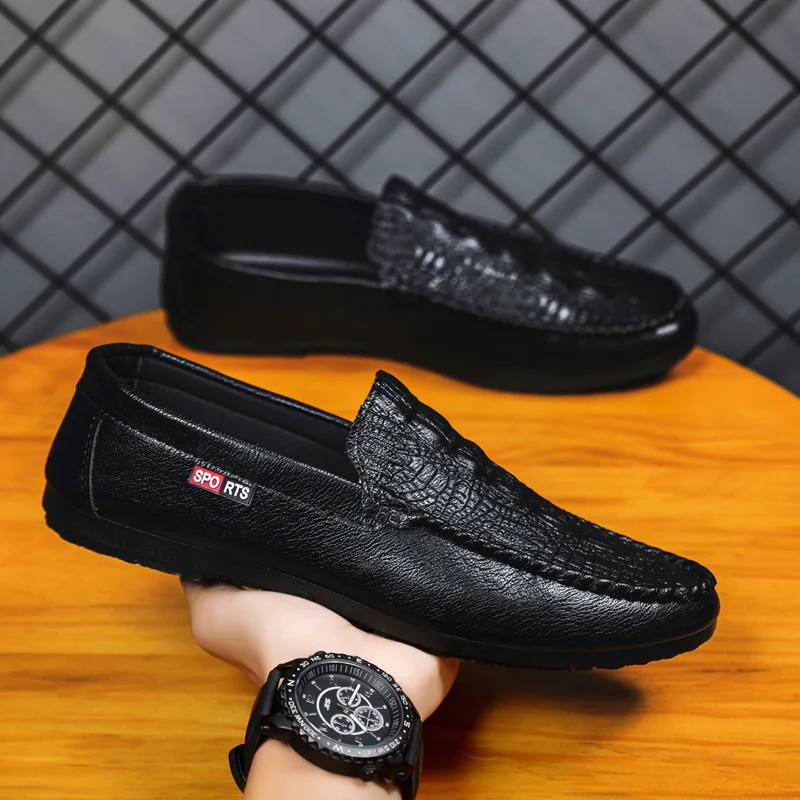 Soft Leather PU Flat Loafers Casual Shoes Moccasins For Men Casual Shoes