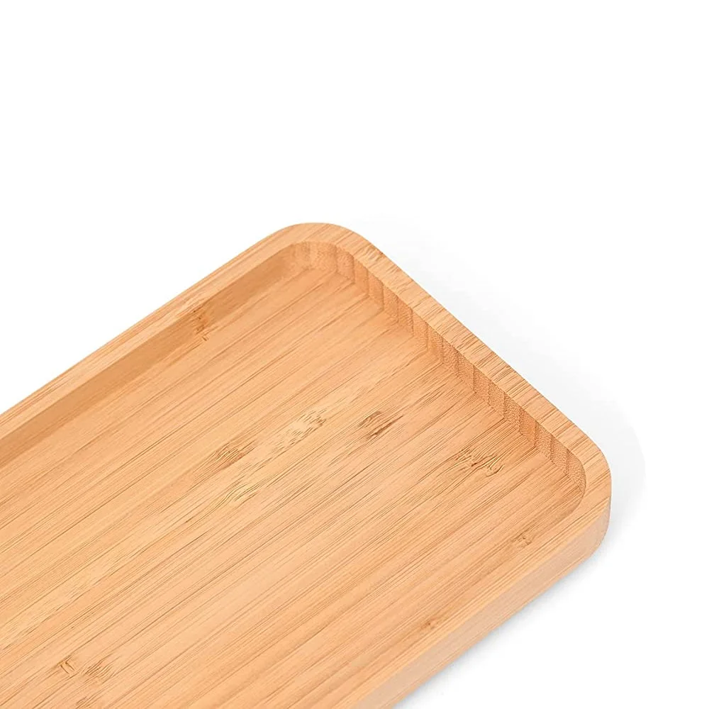 TAOTAOJU Home Storage Custom Entrance Wooden Tray Dresser Cosmetics Storage Tray Watch Jewelry Storage Bathroom Bamboo Tray