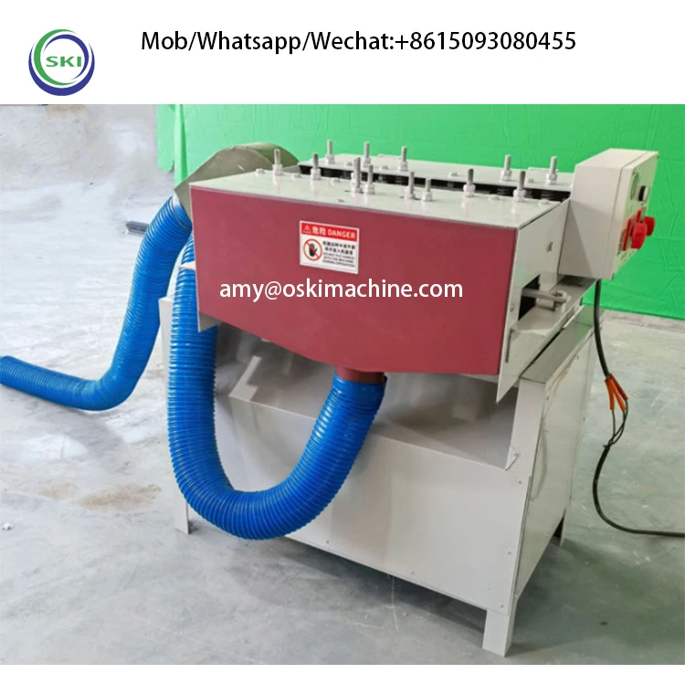 Двухточечная машина для производства бамбуковых зубочисток, оригинальная машина для продольной резки бамбука