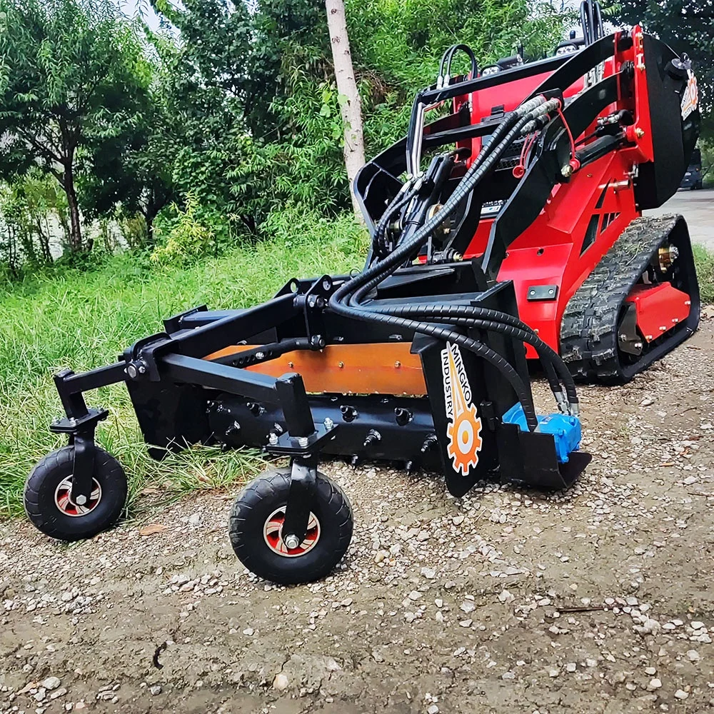 Mini Skid Steer  Attachment Soil Conditioner High Flow Fittings for Agriculture
