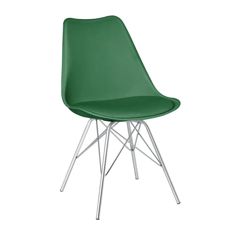 Genuine Leather   Office Chair Hot Sale in Market Cheapest Price OEM Produce Luxury Black Iron Modern  Chair PP Base