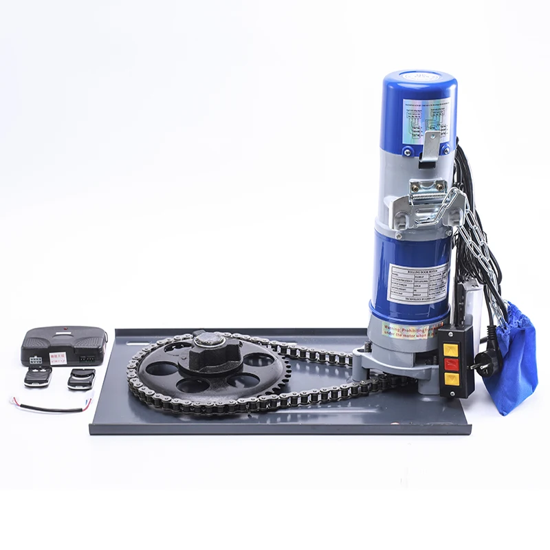 Factory competitive price roller door ac 500kg roller shutter motor automatic opener with remote controller