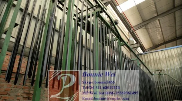 America type green painted 6.5ft T pillars metal t post fence post