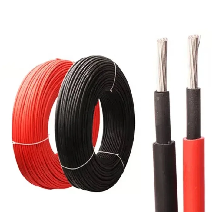TUV DC Solar Cable PV 6MM2 10MM2 16MM2 4mm2 Red Black IP68 Waterproof for Panel Use