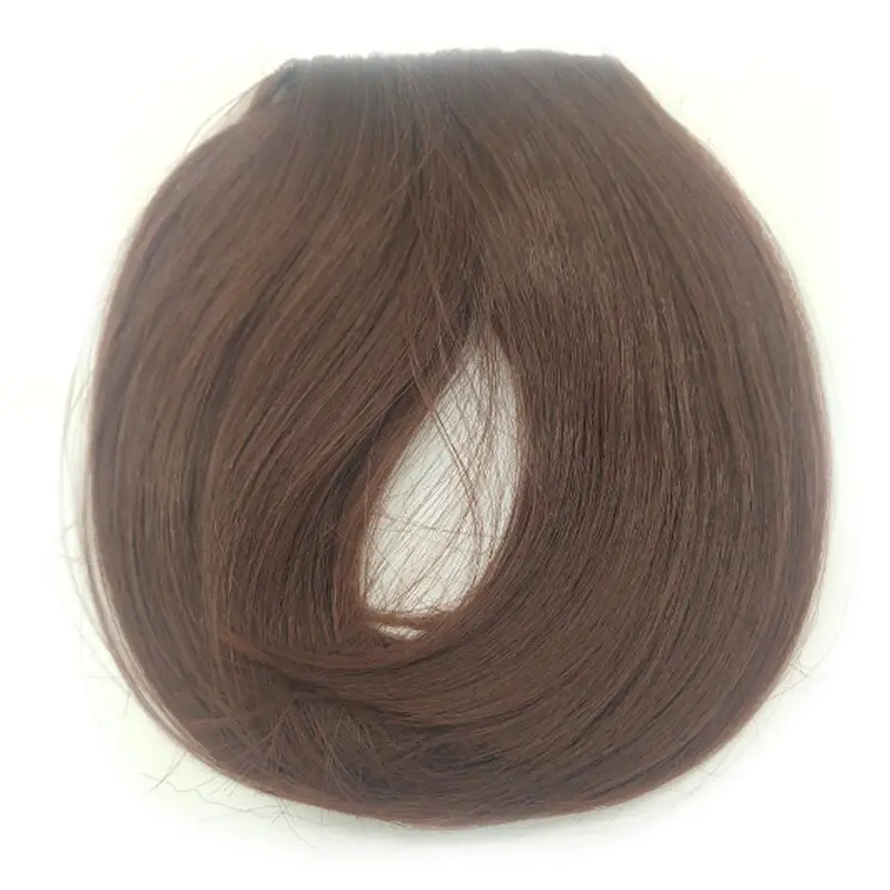 
Cheap Detachable Double Sideburns Front Hair Bangs Fringes Clip in Human Hair Bang Front Fringe Hair Extension 