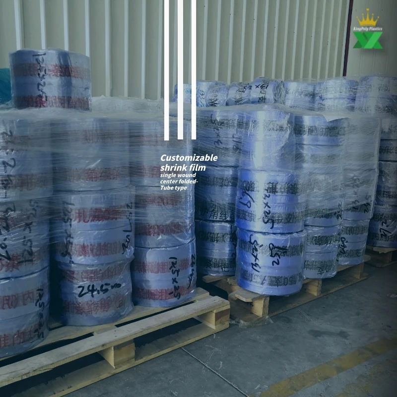 Customized Width Shenzhen Transparent Film 0.018mm Heat Shrinking PVC Tube Pof Shrink Film