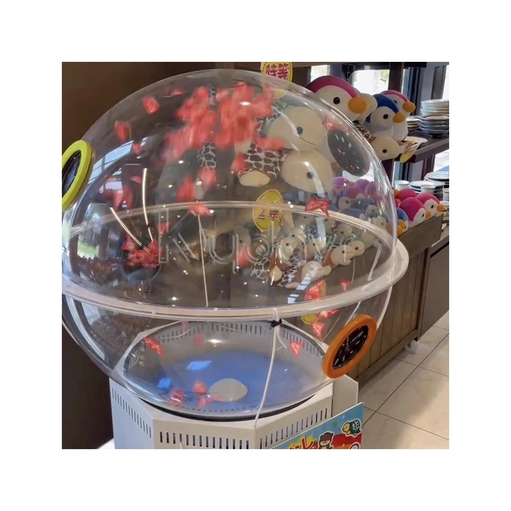 Mini electronic air blowing lucky lotto drawing number ping pong balls bingo game lottery pinball machine