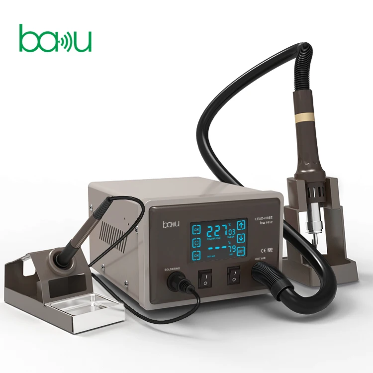 Hot sale infrared bga rework station BAKU ba-9852 Replaceable connector rework station with LCD touch screen soldering stations