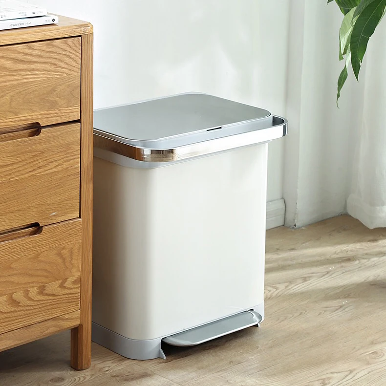 30/40/50L commercial waste bins large metal waste bin waste bin medical luxury trash can