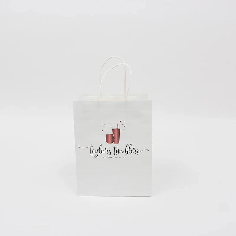 
Wholesale Custom Printing Kraft Paper Shopping Bag With Handle Custom Printing Eco Friendly 