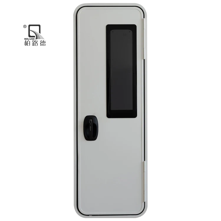European style caravan rv doors aluminum with acrylic glass