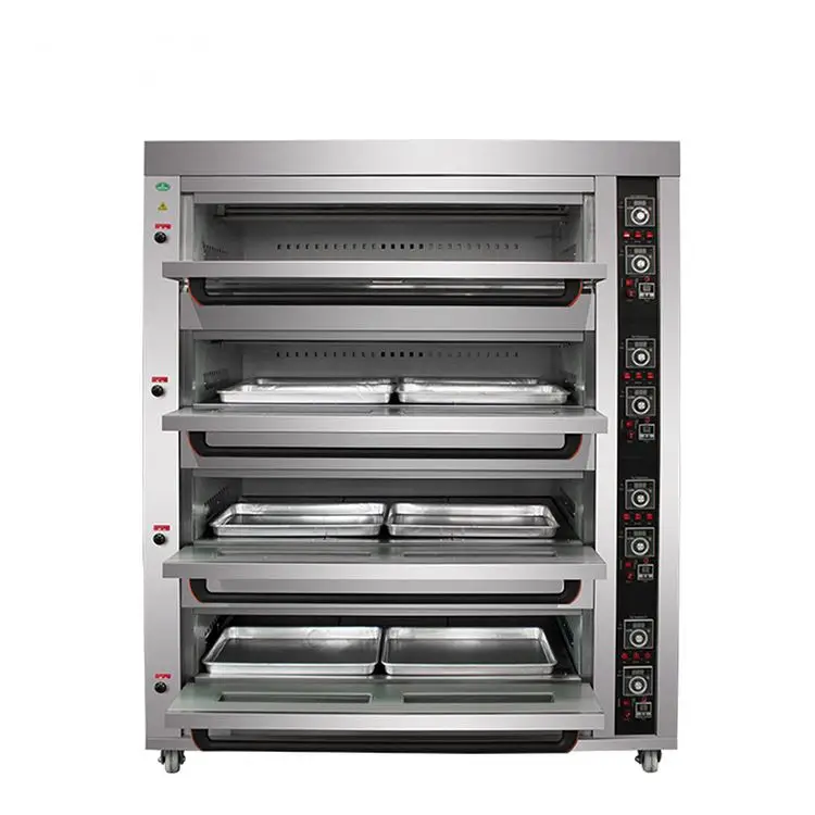 China Factory Price Bread Oven 1 Deck 2 Tray Gas Specifications Competitive Professional Bakery Custom Or Standard Tunnel Pizza