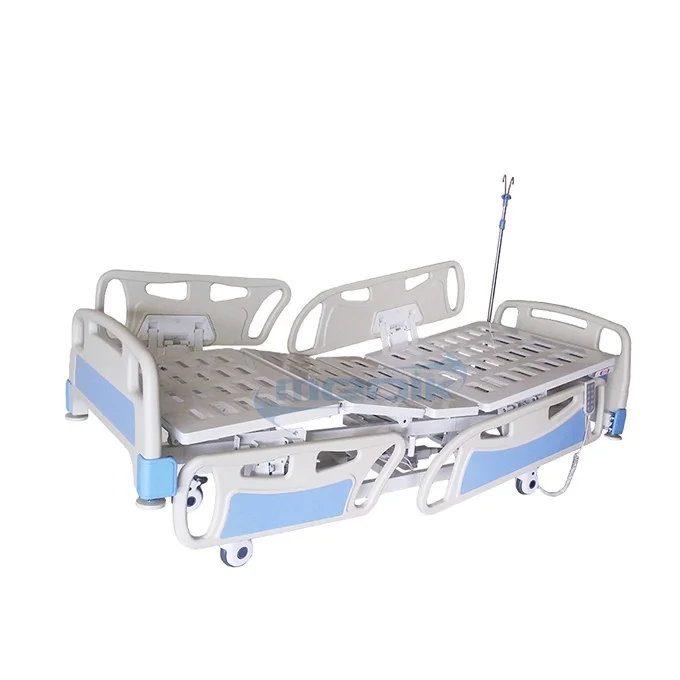 High Quality Luxury 5 Functions Electric Automatic Hospital Cardiac Bed With Weight Scale