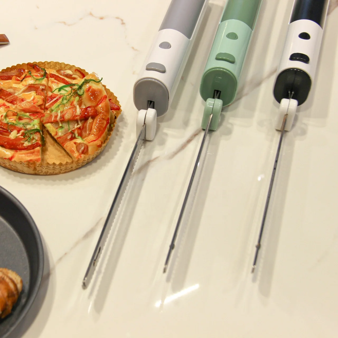 Fashion Electric Automatic meat Ham Slicer cordless bread knife slicing knife