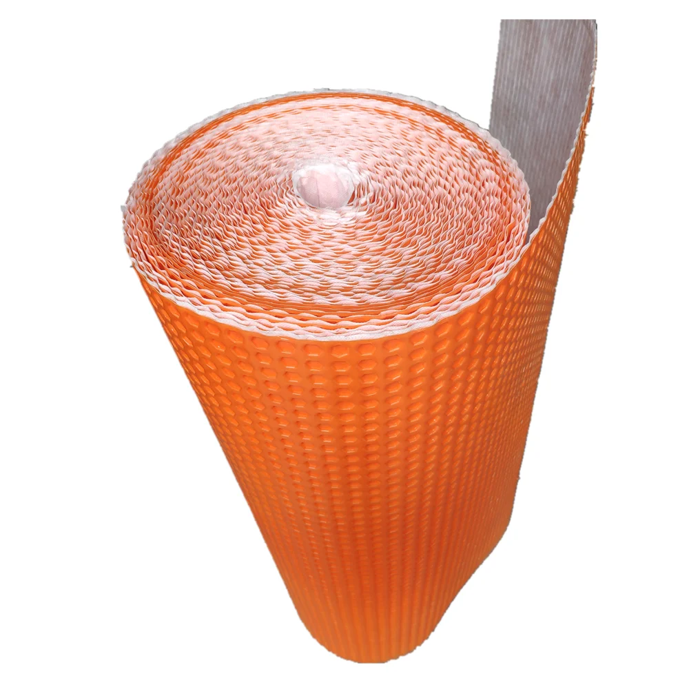 Uncoupling Membrane Prevent Fractures Anti-Cracks cUPC 3mm Thick Waterproof Membrane Under Tile HDPE PP Flexible Tile Floor