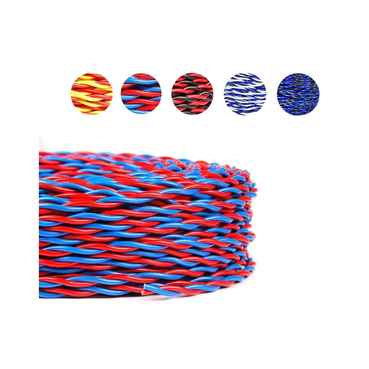 Household flexible cable shielded twisted pair cable copper core 2.5mm 2mm from china manufacturer