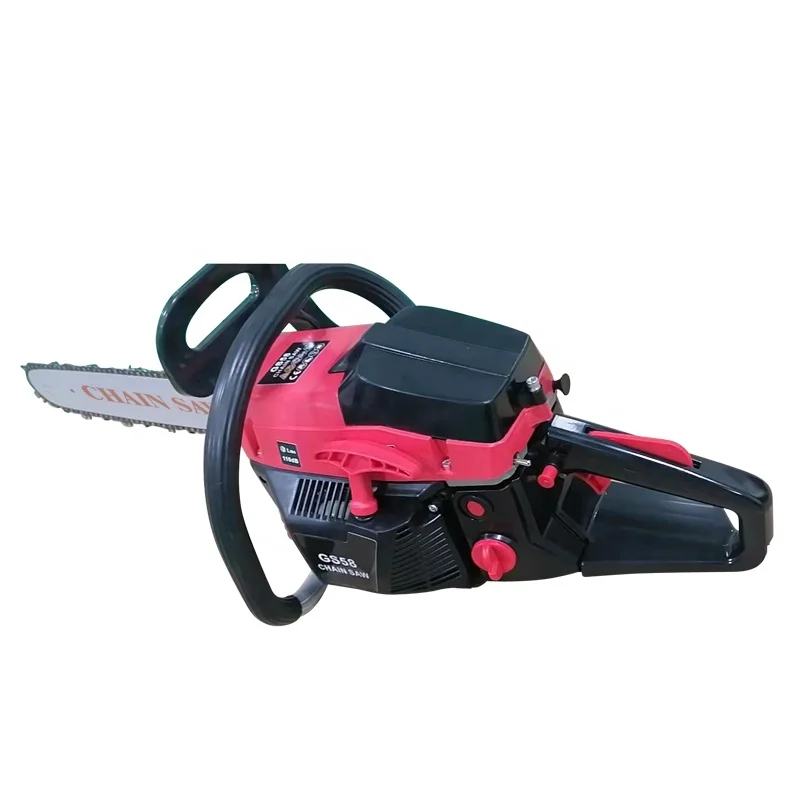 Cheap 58cc Gasoline Chainsaw Professional Wood Cutting Machine Petrol Chain Saw All Spare parts Can be provided