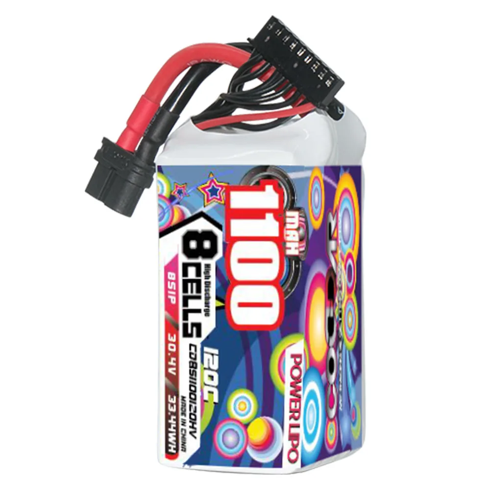 CODDAR RC LiPo батарея 8S 1100 мАч 30 4 в HV 120C XT60 FPV Дрон Вертолет Радиоуправляемые гоночные комплекты Высокое напряжение LiHV
