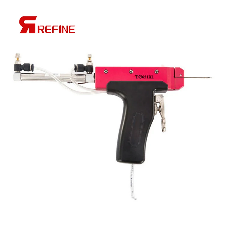 TG651X1 Pneumatic Fine Tag Gun use 65mm Tagging Needle Tag Pins for Garment