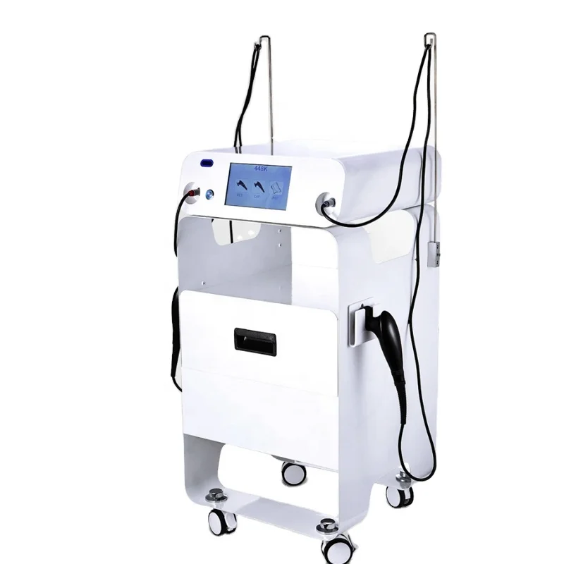 Spanien 448khz Indiba Cet Tecar Therapy Face Lift Pain Relief Body Detox Therapie Physiotherapit Diathermie Machine CET+RET+JMD