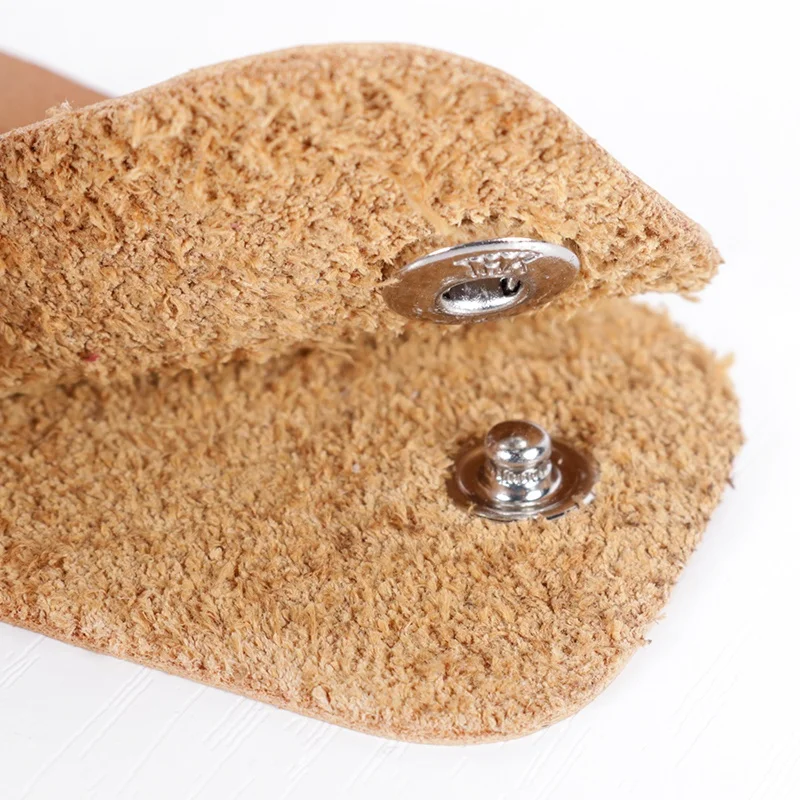 CHANGRONG Custom homemade Personalized diy Engraved Men women Leather Keychain with Key Ring