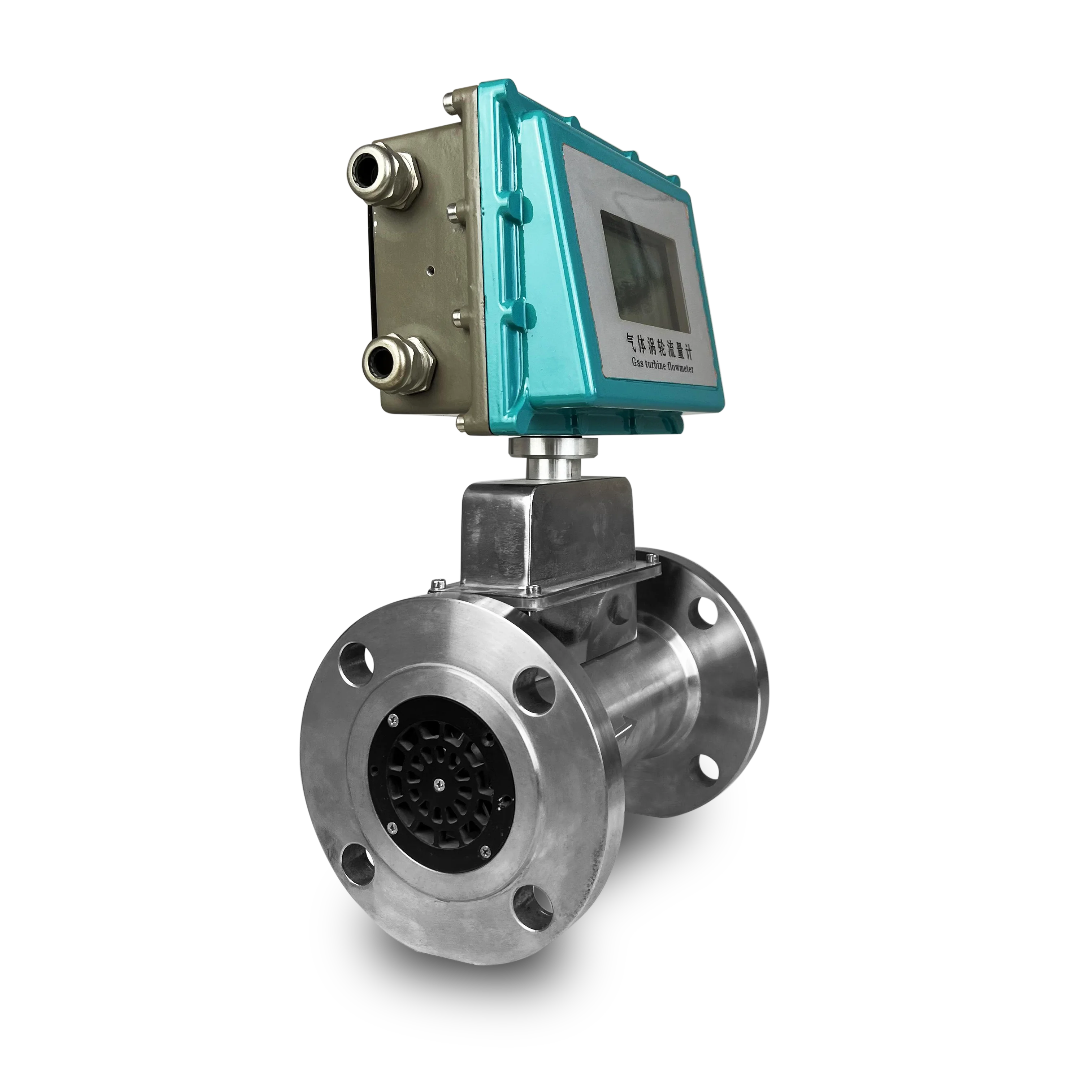 DN25 Lpg Power Supply Thermal Gas Mass Flow Meters Gas Turbine Flowmeter For Gas