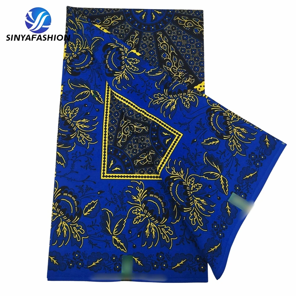 Sinya Hot Sale 100% Cotton Nigerian Ankara African Wax Prints Fabric for Garment Home Textile