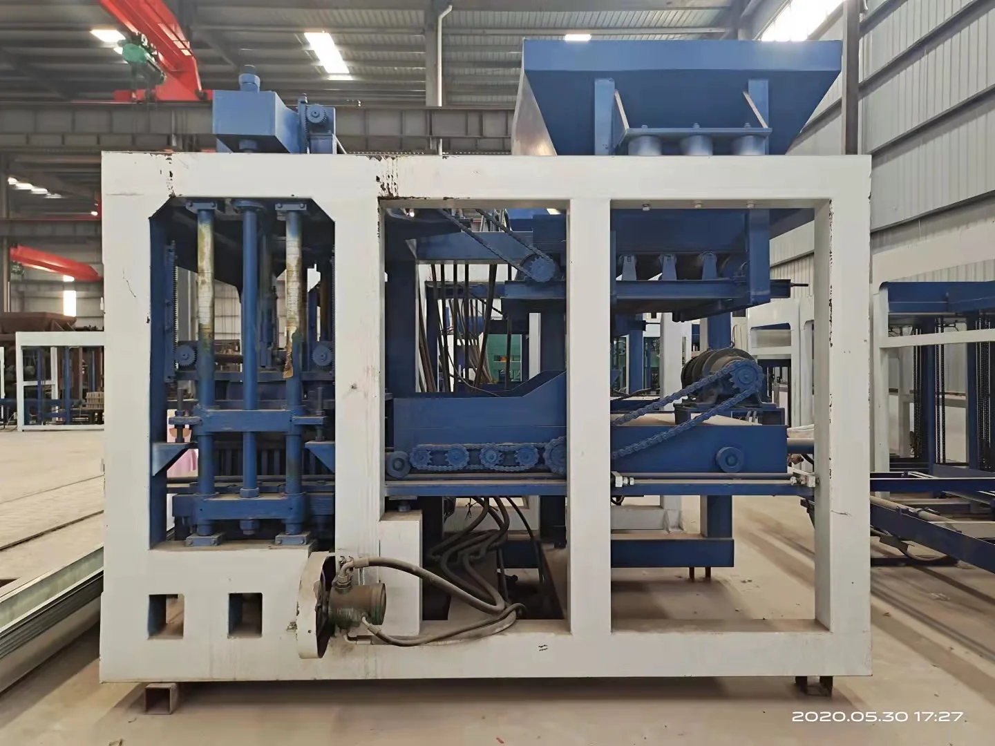 QT6-15 Cement concrete  Paver and Block Making Machine manual interlocking brick block making machine in 2021