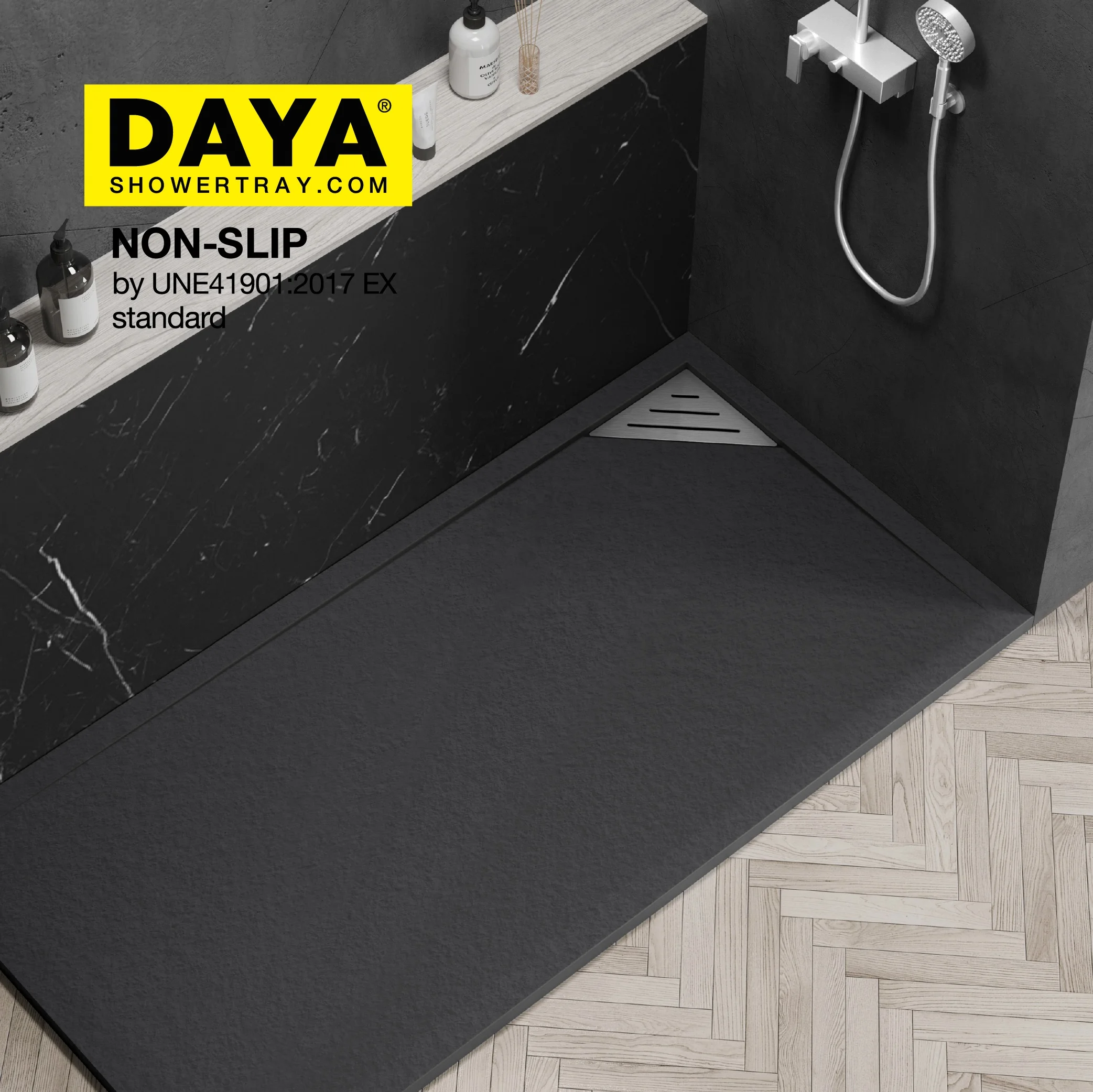 Modern design Square customized size solid surface shower tray for bathroom