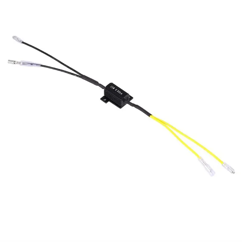 Moto Resistance Power Resistor Load Decoding Resistor for LED Mini Turn Signal Flash Light Repairing Parts 25W 6.8Ohm