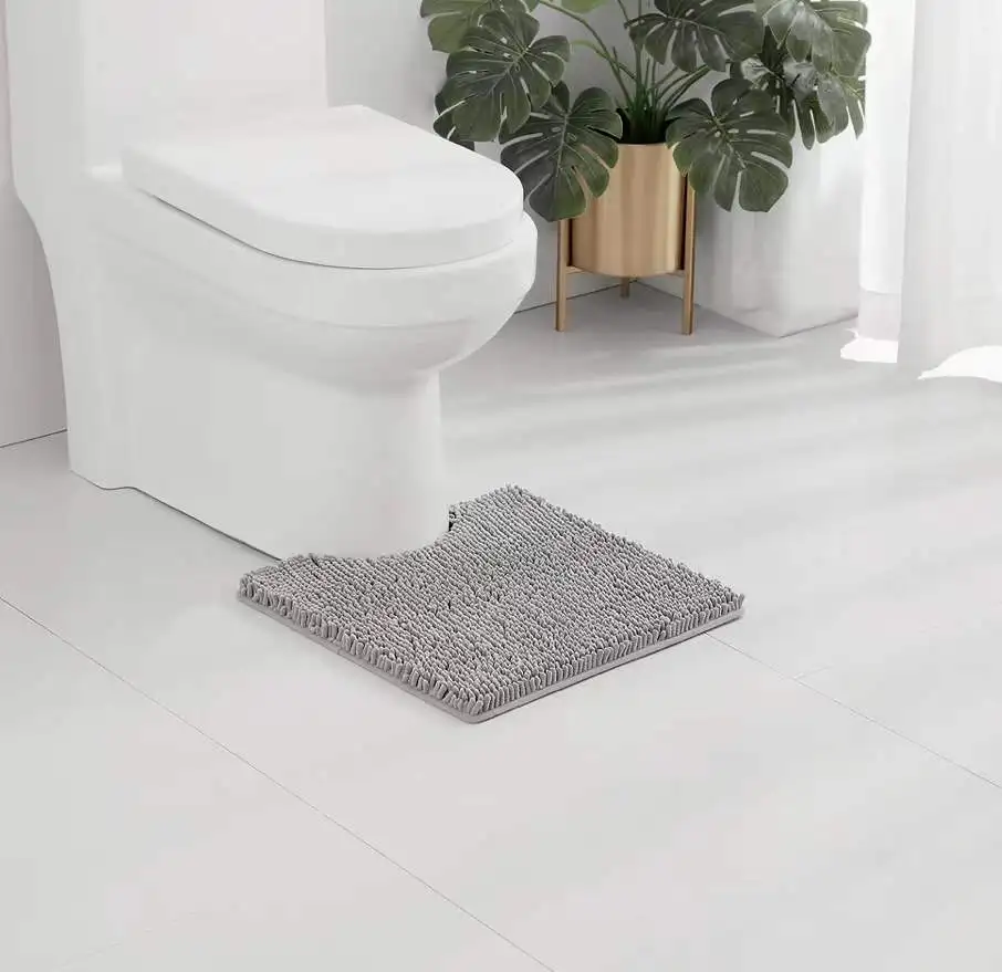 Bathroom Rugs Set 2 Pieces Anti-Slip Bath Mat Set Toliet Floor Mat Absorbent Mats