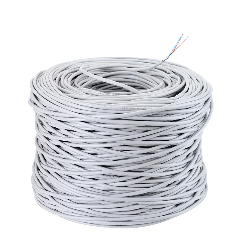 Category 6 network cable copper-clad aluminum gigabit supports Fluke engineering network cable Cat6 twisted pair