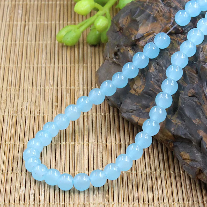 High Quality 8mm Crystal Glass Beads Round Shape China Glass Beads For Jewelry Making