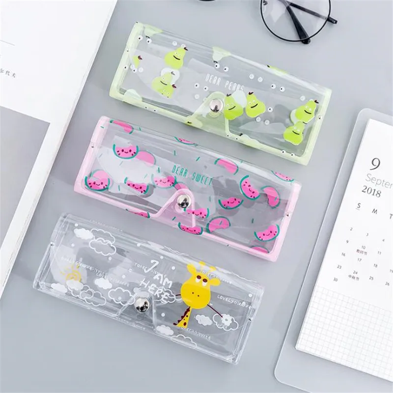 
Cute Soft Case Transparent Glass Storage Protection Sunglasses Box 