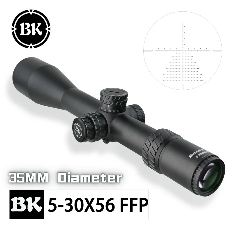 
Bobcat King HD 5-30x56 FFP 35 мм трубчатый тактический прицел 1/10 мил нулевая остановка сетка высокое качество дальнего действия охотничий прицел 