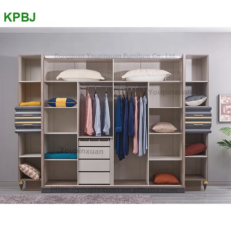 
Modern Classical King Size MDF Complete Bedroom Furniture Sets Luxury Wooden Bedroom Sets 