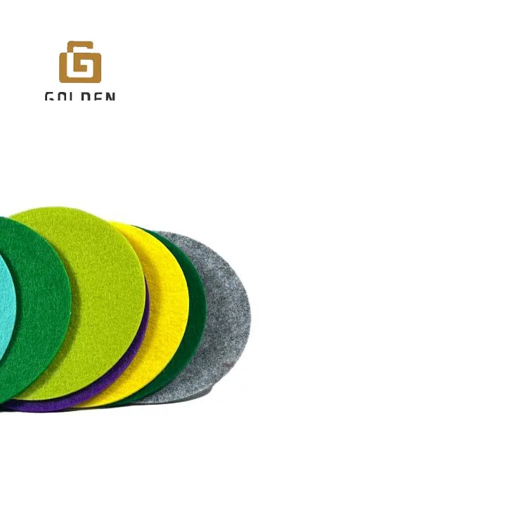 Golden Snooker Table Mustache Acoustic Xmas Felt Toy Fabric Quilted Lining Polyester Felt 7mm Color Hamper Needle Punched Felt