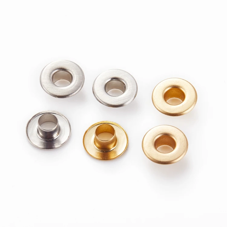 HOT SALE Nickle Free Custom High Quality Brass Metal Shoes Eyelets And Hooks 5mm Shoelace Eyelet