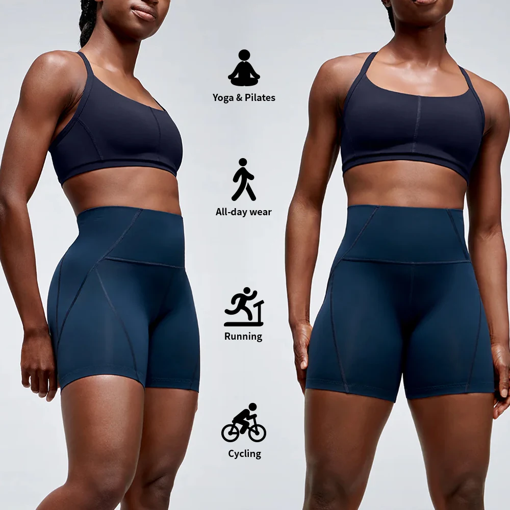 Yoga Sets Fitness Mujer 2024 Custom 2 Piece Crop Top and Yoga Shorts Set Plus Size Gym Clothes Women Sports Set