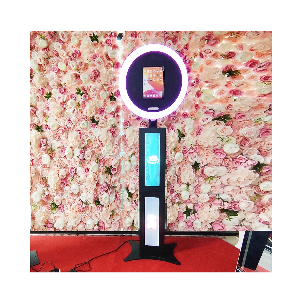 Newest vogue Ipad 12.9 Photo Booth White Ipad Photo Booth Salsa Ipad Photo Booth With Flight Case
