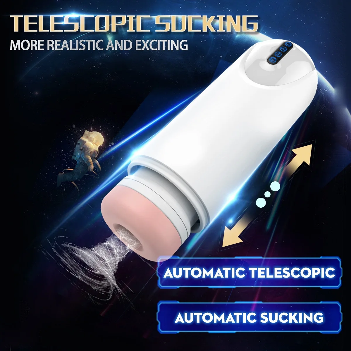 Высокое качество Hands Free Pocket Pussy Penis Pump автоматический мужской мастурбатор секс-аппарат