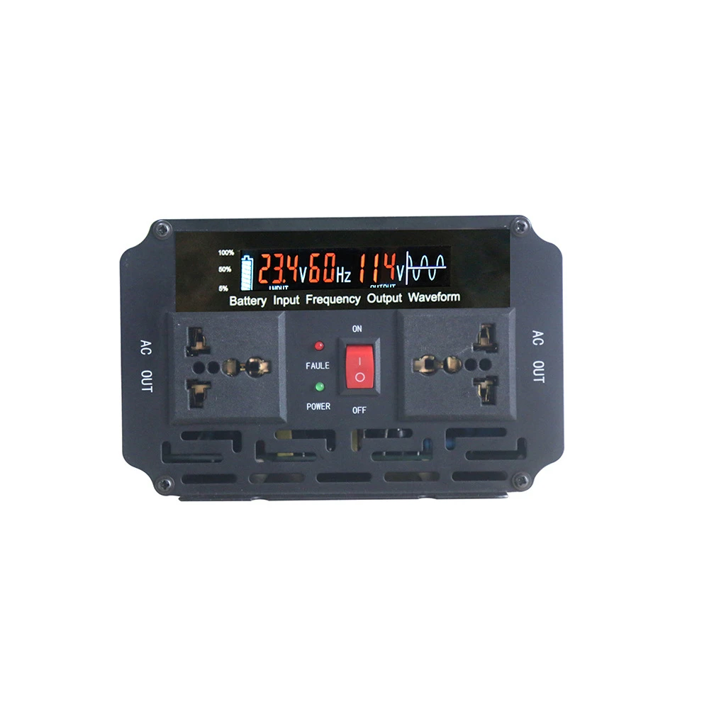 Hot Selling 600W Modified Sine Wave DC/AC 12V 24V 110V 220V 600W Power Inverter With Battery Charger and UPS Function