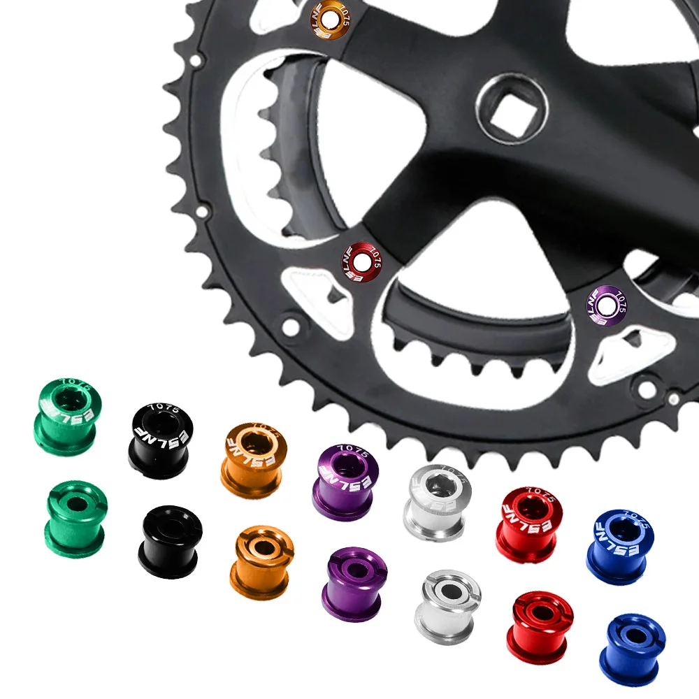 Aluminium Alloy Single Plate Crankset Screw Bicycle Chain Ring Wheel Bolt Road MTB Bike Disc Screws