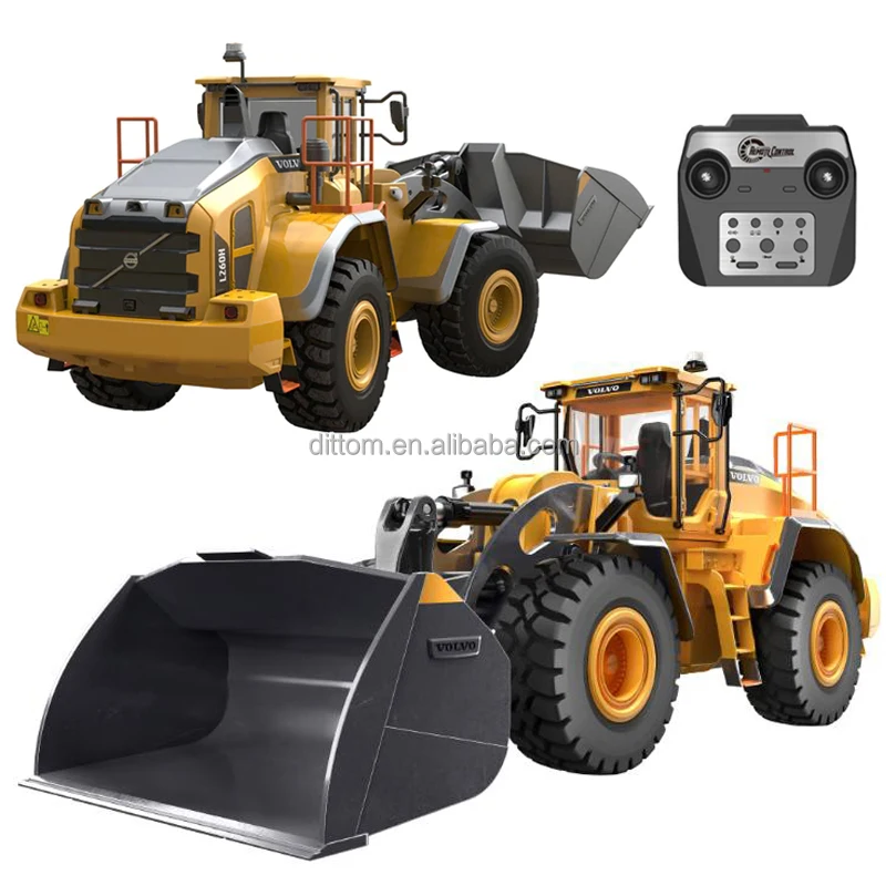 DoubleE E592-003 L260H Loading Bulldozer Truck 1:16 2.4G Rc Alloy Construction Wheel Loader