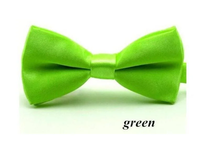 New Boys Girls School Fashion Bow tie For Kids Bowtie Solid Candy Colorful bow tie