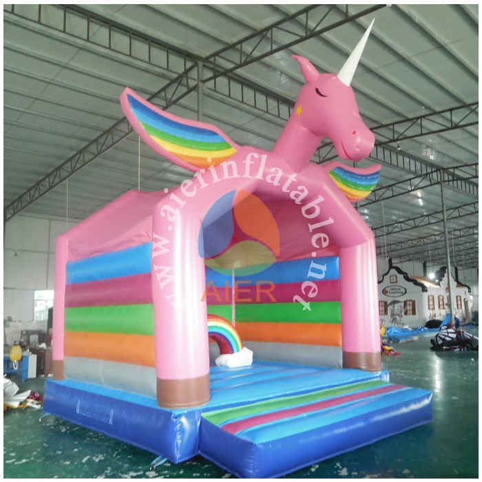 Заводская Цена Новый Единорог Радужный Надувной Надувной Замок для детей вечеринка